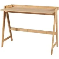 en.casa Schreibtisch, »Härryda« Bambus 107x47x81cm Natur