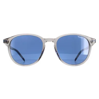 Hugo par Hugo Boss Round Mens Gray Blue Avio HG 1169 / S