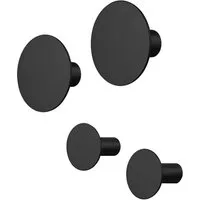 blomus Wandhaken PONTO Wandhaken black Set 4tlg