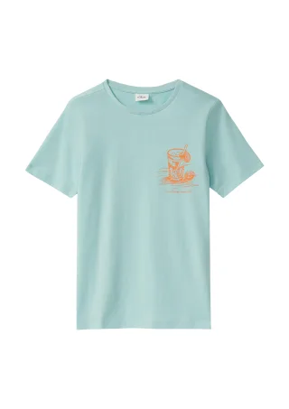 s.Oliver - T-Shirt türkis - Gr. - 176