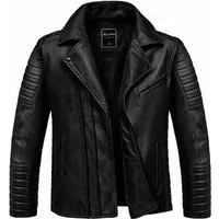 Amaci&Sons Lederjacke AMHERST Lederjacke Echtleder Herren Biker Zipper Jacke