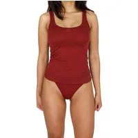 normani Unterhemd Damen Merino Tanktop Quilpie Merino Top ärmelloses Shirt Unterwäsche aus 100% Bio-Merinowolle
