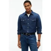 Tommy Jeans Jeanshemd REGULAR WESTERN SHIRT Regular fit mit Klappentaschen