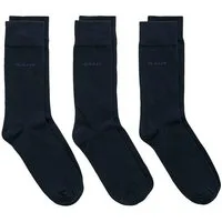 Gant Basicsocken SOFT COTTON SOCKS 3-PACK (Packung, 3-Paar, 3) mit Logodruck am Knöchel
