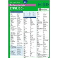 PONS Basiswortschatz auf einen Blick Englisch / diverse, Die kompakte Übersicht mit ca. 1000 Wörtern thematisch sortiert