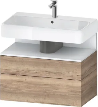 Duravit Qatego Waschtischunterbau wandhängend Eiche Marmoriert Matt 790x470x590 mm - QA4394018550000 QA4394018550000
