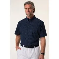 Boston Park Kurzarmhemd Hemd Halbarm Seersucker Buttondown-Kragen
