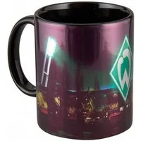 Werder Bremen Becher SV Werder Bremen Tasse Weser-Stadion Metallic, Keramik