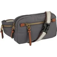 camel active Bauchtasche Bari, aus hochwertigem matten Nylon mit gestreiftem Gewebeband