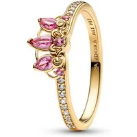 Pandora Fingerring DamenDisney Prinzessin Rapunzel Tiara Goldfarben