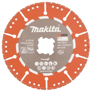 Makita Diamanttrennscheibe X-LOCK Rescue 125mm 125 mm - X-Lock - E-19738