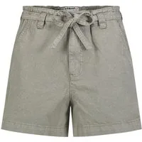 SUBLEVEL Jeansshorts Damen Denim Shorts mit Gummibund Coloured Denim Shorts, Bindegürtel