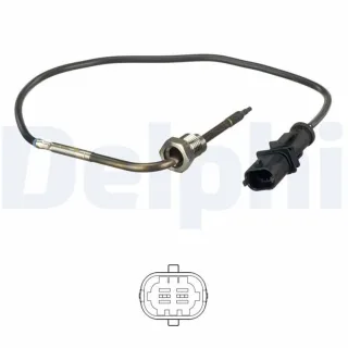 Delphi Abgastemperatursensor Fiat Ducato 250