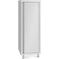 Royal Catering Vorratsschrank Geschirrschrank Edelstahl 60 x 60 x 180 cm 3 Ablagen Hochschrank