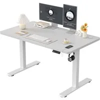Furnicopia Schreibtisch Höhenverstellbarer mit USB-Ladefunktion und Wecker-Erinnerung (2 Höheneinstellungen 5 Farben und 6 Größen fur eine Vielzahl von Arbeits- und Lernumgebungen)