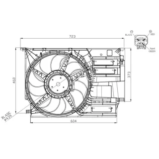 NRF K?hlerl?fter BMW 2er X1 X2 Mini Mini 47954