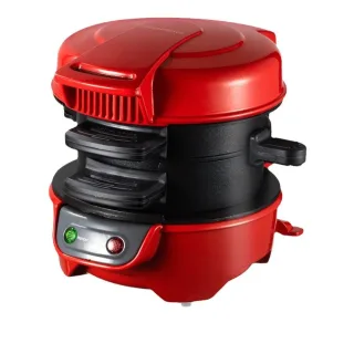 Comfook 600W Electric Hamburger Maker Multi-Layer Design Anti-Scald Easy Cooking Sandwich Burger Maker with Rotating Coo