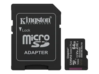 Kingston Canvas Select Plus | sdcs3/64gbcp | Bulk Flash-Speicherkarte (SD-Adapter inbegriffen)
