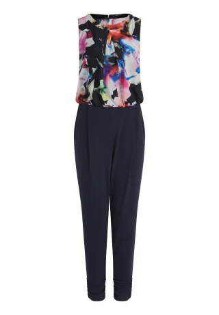 Vera Mont - Jumpsuit dark blue/pink - Gr. - 42