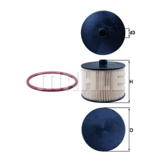 Mahle Kraftstofffilter Citroen Fiat Ford Lancia Peugeot Toyota Volvo
