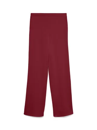 VERO MODA - VMELLA HW WIDE PANT JRS Biking Red - Gr. - L