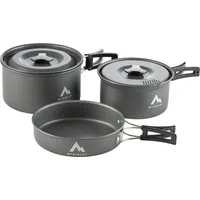 McKINLEY Campinglöffel Kochgeschirr SET MCK202 BRAUN MIT MOTIV