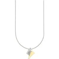 Bruno Banani Kette mit Anhänger Schmuck Geschenk Silber 925 Halsschmuck Halskette Ankerkette, mit Zirkonia (synth)
