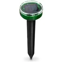 HAC24 Ultraschall-Tierabwehr Maulwurfschreck Wühlmausschreck Maulwurfabwehr Maulwurfvertreiber, 1-tlg., Ultraschall, Solar