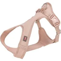 TRIXIE Hunde-Geschirr Comfort Soft Touren-Geschirr - blush - 25–35 cm/15 mm, andere Stoffe, Gurtband