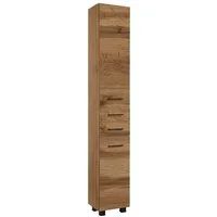 welltime Hochschrank Trento, verschiedene Ausführungen und Farben Badmöbel, Seitenschrank Breite 30 cm, viel Stauraum, Made in Germany