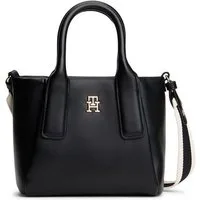 Tommy Hilfiger Tragetasche TH ESSENTIAL MINI TOTE, Damen Handtasche, Umhängetasche, Schultertasche mit edlem TH-Logo