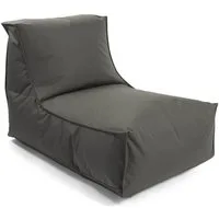 mokebo Sitzsack Der Sundowner (für drinnen & draußen), Made in Germany, Bean Bag Outdoor, Sitzsack, Relaxliege in Anthrazit