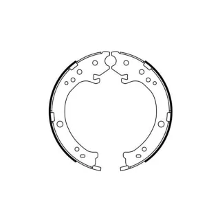 Bosch Bremsbacken hinten Honda CR-V RD