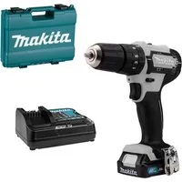 Makita Akku-Bohrschrauber Makita HP333DSAW Akku-Schlagbohrschrauber in weiß - 12 V Max