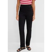 bonprix Schlupfhose aus elastischem Baumwoll-Mix, Regular Fit, gerades Bein