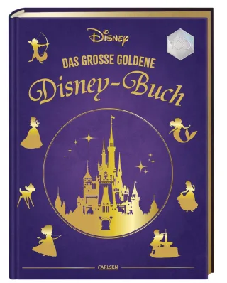 Disney: Das große goldene Disney-Buch: Vorlesebuch mit 5-Minuten-Geschichten zu 18 Disney-Klassikern | Edles Geschenkbuch für die ganze Familie (Die großen goldenen Bücher von Disney)