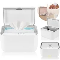 lionelo Feuchttücherbox BABYBLISS, Intuitives Touchpanel/Netzanschluss/Drei Modi/