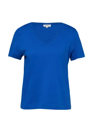 s.Oliver - T-Shirt blau - Gr. - 40