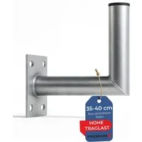 PremiumX SAT-Halterung 35-40cm Wandhalter Stahl verzinkt SAT Wand Halterung