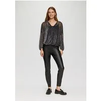 s.Oliver Leggings Hose Leggings aus Kunstleder
