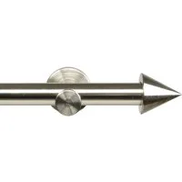 Liedeco Gardinenstange Modern Line Kegel, Ø 16 mm, 1-läufig, Fixmaß, verschraubt, Metall