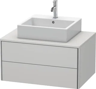 Duravit XSquare Konsolenwaschtischunterbau wandhängend Nordic Weiß Seidenmatt 800x548x400 mm - XS491 XS491003939