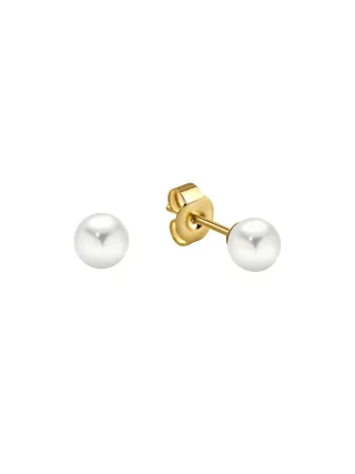 Fascination by Ellen K. Ohrstecker 375 Gold Perlen 5-5,5mm