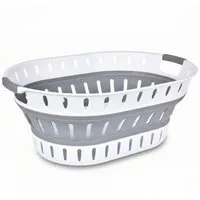 König Design Wäschekorb faltbar Wäschesammler Wäschebox Wäschetonne Organizer, Laundry Baskets Wäschewanne robust, platzsparend, Aufbewahrungskorb