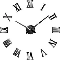 Miraval Wanduhr Miraval DIY Wanduhr Schwarz 119 mm