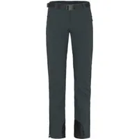 Bergson Outdoorhose MAILA Damen Winter Softshellhose, winddicht, warm, Kurzgrößen, dunkel grau