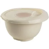 Engelland Rührschüssel Back-/Rührschüssel mit zweigeteiltem Deckel, Kunststoff, (Vorteils-Set, 1-tlg), rutschfest, Einhandgriff, Ausgießer, BPA-frei, Ø 26 cm