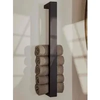 Metallbude Handtuchhalter NALI, ohne sichtbare Verschraubungen, platzsparend