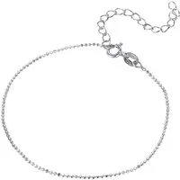 Firetti Silberkette Schmuck Geschenk Silber 925 Armband Kette Fußkette Bauchkette Kugeln, in verschiedenen Längen erhältlich