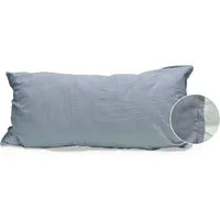 H.G. Hahn Haustextilien Kissenbezüge 2 Stück Hahn Renforce Kissenbezüge 40x80 cm stonewashed denim blau, (2 Stück)